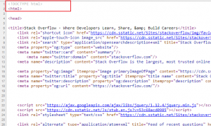 How to check the HTML version of any website – How To Check Version